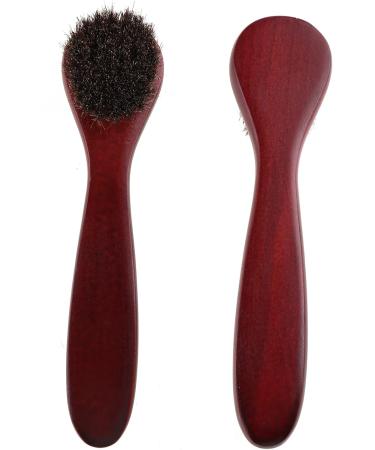 Long Wooden Handle Bristle Horse Hair Shoe Boot Brushes Polish Applicator Dauber Wooden Handle Cleaning Tool - Buy Online on GoSupps.com