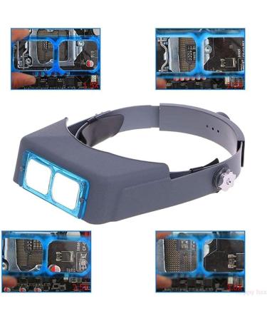 Headband Magnifier Head MountLighted Magnifying Glasses Head-Mounted Magnifying Headband Glasses Magnifier Loupe with 4 Lens for Close Work/Sewing/Crafts/Reading/Repair/Jewelry Making Better Life - Buy Online on GoSupps.com