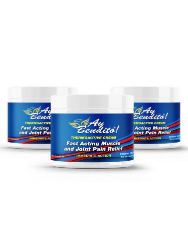 Ay Bendito Thermoactive Cream for Faster Pain Relief on Joints and Muscle Function - 4oz Jar (3)