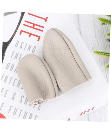 VILLCASE 12 Pcs Knit Mittens Thimble Set - Leather Finger Protectors for Knitting Sewing & Needle Felting - Craft Shield Covers & Thumb Thimbles - Buy Online on GoSupps.com