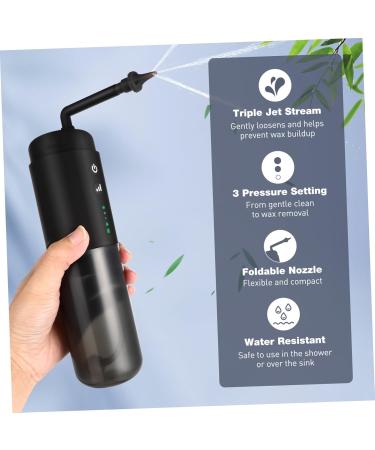 Didiseaon Ear Wax Removal Kit Electric Ear Cleaner Water Pressure Modes for Safe and Cleaning Includes Multiple Nozzles for Use - Buy Online on GoSupps.com