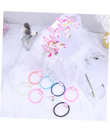 FRCOLOR hair clips unicorn party horse hair clip Hair Rope kids snap barrette unicorn barrettes no crease hair ties unicorn party favors hair jewelry child Holder soft Kids - Buy Online on GoSupps.com