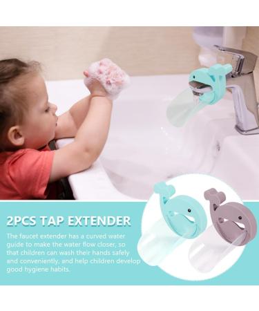 Meleebellot 2 Piece Cartoon Tap Extender for Children - Sink Handle Extension for Easy Washing - Baby & Kids Bathroom Accessories - Buy Online on GoSupps.com