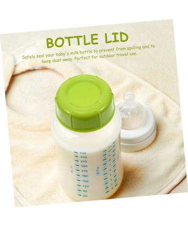 Abaodam 20 Pcs Baby Bottle Seal Cap Girl Water Bottle Breast Milk Bottle Cap Replacement Wide Neck Bottle Cap Beverage Bottle Caps Lids Small Plastic Bottle Food Grade Pp Travel Greenx2pcs 4.3x4.3x1.5cmx2pcs - Buy Online on GoSupps.com