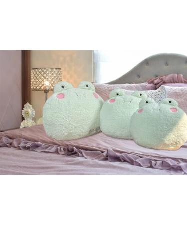 DXDE4U Frog Plush Pillow - 15 * 14 inch Stuffed Animal Hugging Pillow Toy for Kids & Adults - Cute Home Decoration & Gift Idea - Buy Online on GoSupps.com