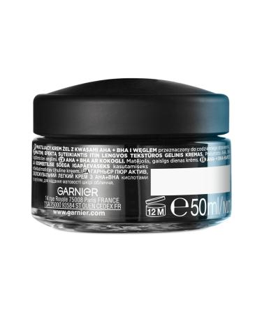 Pure Active Mating Cream Air Gel Cream Aha + Bha Acid and Charcoal, 50ml