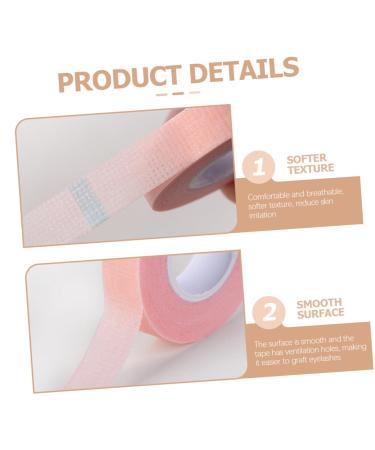 Beavorty 18 Pcs Eyelash Tape - Premium Lash Extensions Pads & Makeup Tools for Perfect Eyelashes | Non-Woven Double Eyelid Tape in Pink - Buy Online on GoSupps.com