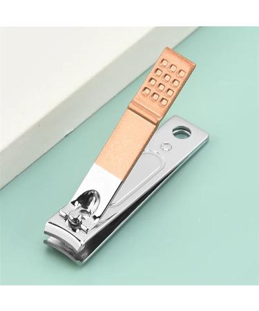 Small Rose Gold 5-Piece Nail Clipper Set Stainless Steel Manicure Beauty Tools Flash Pink - Buy Online on GoSupps.com