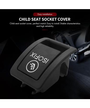 Jvareaty ISOFIX Car Seat Switch Cover for W205 C300 C350 C200 C180 (2015-2016) - Black | Premium Quality Auto Accessories - Buy Online on GoSupps.com