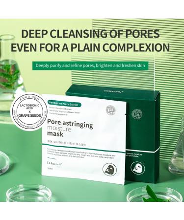 DEleventh Korean Lactobionic Acid Facial Mask 30ml 10pcs | Deep Cleansing Moisturizing Anti-Aging & Anti-Acne Treatment - Shop Internationally - Buy Online on GoSupps.com