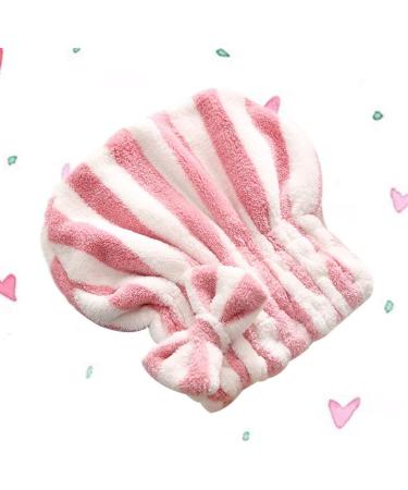 Minkissy Elastic Shower Hair Drying Caps Bathroom Supplies Hair Drying Turban Towel Hair Bonnet Head Band Hair Scarf Hair Cap Headband Water Absorption Hat Soft Pink Wiping Headscarf - Buy Online on GoSupps.com