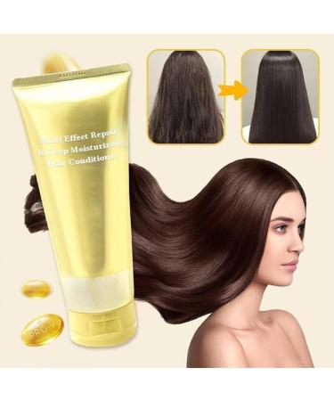 Multi-Effect Repair & Deep Moisturizing Hair Conditioner Repair Hair Mask Deep Conditioner Protein Treatment for Dry Damaged Hair- Conditioning Moisturizer for Curly Bleached Frizzy Hair (3 Pcs) - Buy Online on GoSupps.com