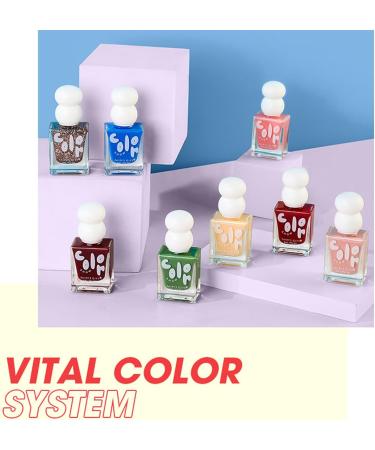 Black Nail Polish Quick Dry Nail Polish 12ml Black Nail Varnish Water Based Formula 7 Days Long Lasting Nail Lacquer Non Toxic Gel Nail Polish for Women DIY Home Manicure Nail Art - Buy Online on GoSupps.com