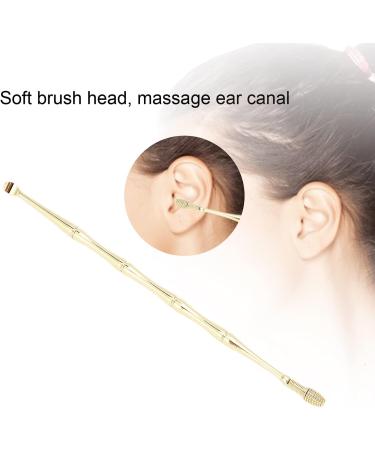 Ear Cleaner Set Durable Easy To Carry Spring Ear Spoon Set for Home(yellow) - Buy Online on GoSupps.com