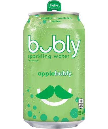 Bubly Sparkling Water applebubly 355 mL Cans 12 Pack & Sparkling Water mangobubly 355 mL Cans 12 Pack - Buy Online on GoSupps.com