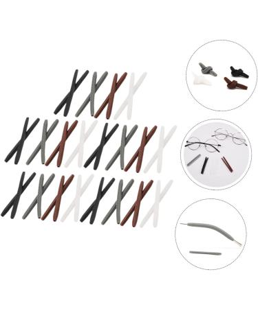 Shop Osaladi 80 Pair Silicone Glasses Holders - Elastic Ear Hook Handles Vintage Design Slipproof Multiple Colors 4 Pieces - Perfect for Reading & More! - Buy Online on GoSupps.com