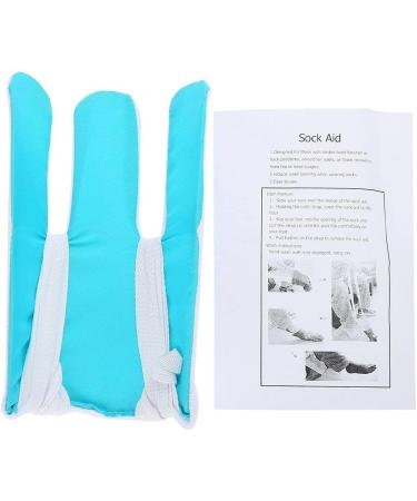 Fairman Sock Helper - Easy Dressing Aid for Seniors Pregnant Women & Those with Limited Mobility | Light Blue - Buy Online on GoSupps.com