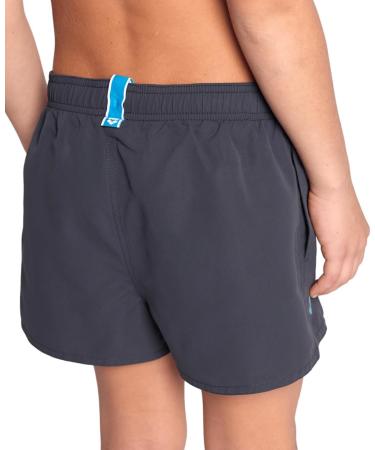 ARENA Boys' Beach Short Logo R Swim Trunks - 152 Asphalt Water | International Shipping Available - Buy Online on GoSupps.com