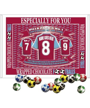 The Villa Personalised Football Shirt Gift Boxed Team-Aston Sweets - Buy Online on GoSupps.com