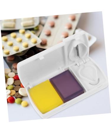 CLISPEED Tablet Dispenser & Pill Cutter - Portable Pill Divider & Splitter for Easy Medicine Management - International Shipping Available - Buy Online on GoSupps.com