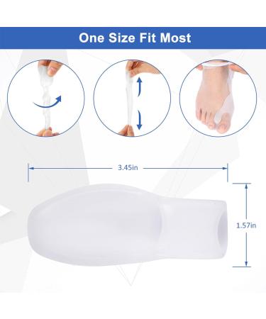 VINGVO Toe Splint Straightener Bandage - 4PCS Corrector for Hammer Overlapping & Bent Toes - Reusable Support Brace for Men & Women - International Shipping Available - Buy Online on GoSupps.com