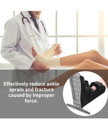 Adjustable Drop Foot Brace | Breathable Ankle Support Splint for Fractures | Fixation Bandage for Adults (L) - Buy Online on GoSupps.com