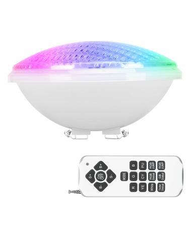 Kingwei RGBW 40W LED headlights pool lighting Par56 Pool headlight IP68 waterproof underwater lighting with remote control for swimming pool DC/AC 12V