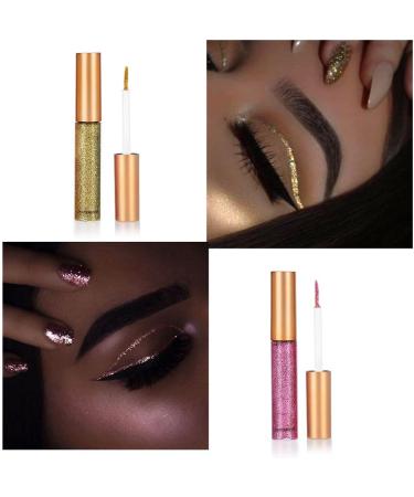 Anggrek Glitter Liquid Eyeliner Set - 10PCs High-Pigmented Long-Lasting Metallic Eyeliner Pens for Sparkling Eye Makeup - Buy Online on GoSupps.com