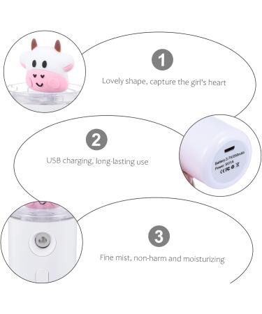 PLAFOPE Moisturizer Spray Humidifier Oul Diffuser Light Aroma Humidifier Face White Plastic Material - Buy Online on GoSupps.com