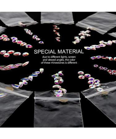 1848pcs YGDZ Flat Back Nail Gems & 120pcs AB Crystals - Nail Art Rhinestones Set - Buy Online on GoSupps.com