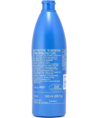 Parachute 100% Pure Coconut Oil 550ml (Bottle) - Buy Online on GoSupps.com