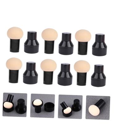 FRCOLOR 12 Pcs Mushroom Head Makeup Tools | Hydrophilic Polyurethane Fluffy Puffs for Women - Best International Shipping - Buy Online on GoSupps.com