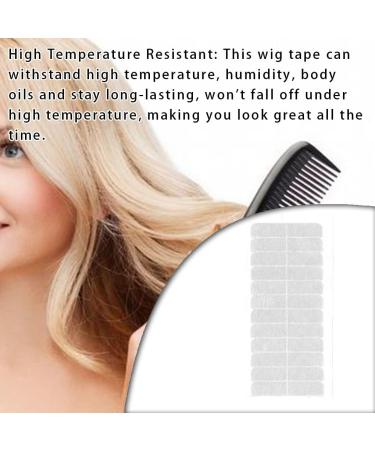 dijiusidy 12 Pieces Tabs Tape in Hair Extensions Pre-cut Home Supplies DIY Crafts Beauty Tools Double-sided Sticker Styling tab white1*4cm*12P - Buy Online on GoSupps.com