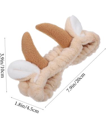 MERRYHAPY Horn Headband Small Hotel Elastic Hairband Skincare Headbands Shower Headband Spa Headbands Headband Washing Face Headbands for Washing Face Makeup Headbands for Women - Buy Online on GoSupps.com