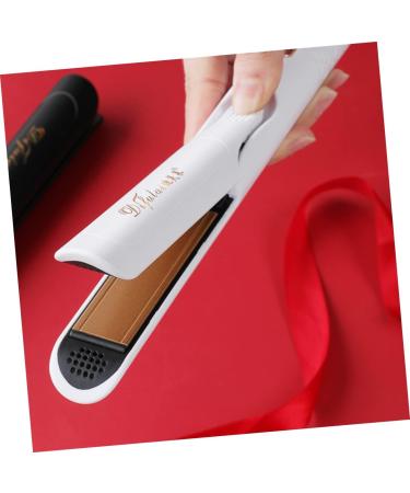 Outanaya 1pc Curling Iron for Salon Hair Straightener Brush Curling Wand Hair Straightener and Curler White US Plug White - Buy Online on GoSupps.com