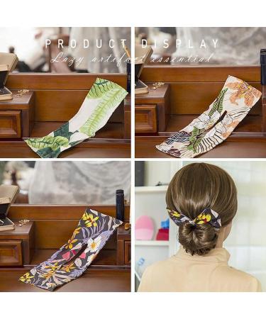 Herbests Deft Bun Maker | Magic Hair Donut Tool for Women & Girls | Easy Styling with Flexible Cotton Hairband - Black & Red - Buy Online on GoSupps.com