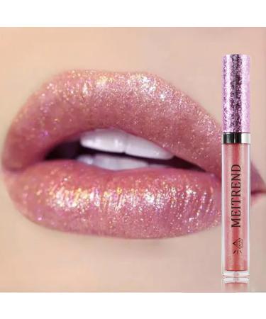 Lip Stick Matte Lipstick Pink Lipstick Makeup Metallic Light Lipsticks Lipsticks For Women Long Lasting Waterproof Non-Stick Cup Not Fade Glitter Pink Lipstick Gift 1PC (#02) - Buy Online on GoSupps.com