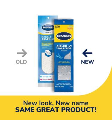Dr. Scholl's Double Air-Pillo Insoles - Unisex - Pack of 5 - Buy Online on GoSupps.com