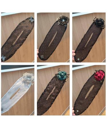 2024 Ball Hair Clip Set for Long Thick Hair | Easy Snap Hair Roll Bun Maker & Flower Curl Accessories for Women & Girls (6pc - Buy Online on GoSupps.com