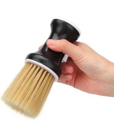 Neck Duster Soft Hair Neck Duster Hairdressing Powder Storage Styling Dust Cleaning Brush Haircut Clearning Brush Sweeping Hair Tool For Every Barber Or Salon(Black) - Buy Online on GoSupps.com