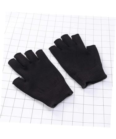 Ipetboom 2 Pairs Moisturizing Gloves Black Gloves Whitening Glove Spa Glove Hydrating Glove Gel Gloves Mositurizing Glove Fingerless Apparel - Buy Online on GoSupps.com
