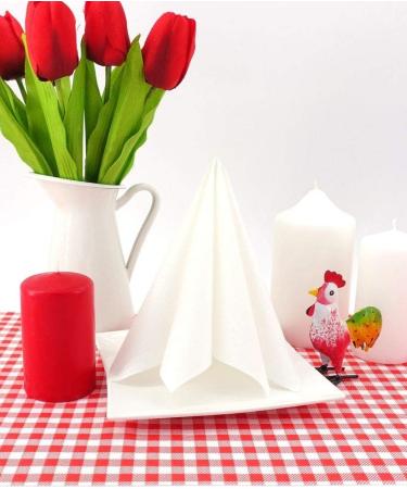Buy 50 White APARTina Fabric-like Airlaid Napkins - 33x33 cm - Perfect for Events & Dining | International Shipping Available - Buy Online on GoSupps.com