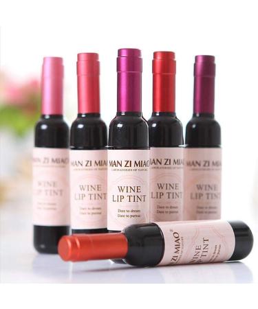 6 Colors Wine Lipstick Matte Long Lasting Waterproof Lip Tint Set - Valentine's Day Gift for Women & Girlfriends - Buy Online on GoSupps.com