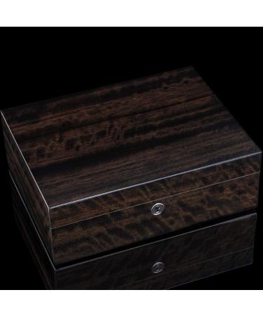 Cigar Humidor Luxury 2 Parts Large Capacity Cigar Humidor with Humidifier & Hygrometer Cigar Case - Buy Online on GoSupps.com
