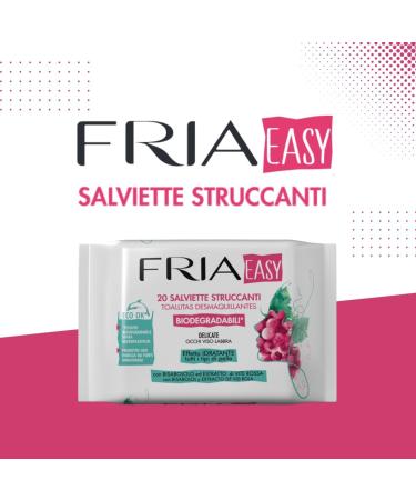 Fria Easy Make-Up Wipes Pack of 20 - Buy Online on GoSupps.com