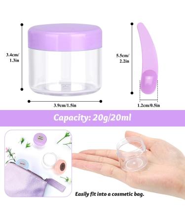 Belicoo 24-Pack 20ml Empty Cream Cans with Screw Caps | Multi-Colored Cosmetic & Lotion Containers for International Shipping - Buy Online on GoSupps.com