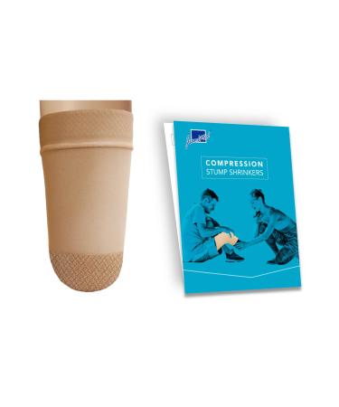 Prosthetic Stump Shrinkers Above Knee 25cm Compression Amputee Socks 20-30 Daily use Taiwan Excellence XL Beige XL