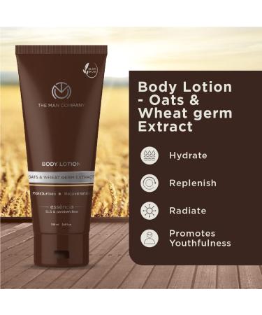 Buy The Man Company Body Lotion for Very Dry Skin - 24 Hours Moisturizing with Shea Butter & Oats Quick Absorption Travel Friendly (100 ml - Buy Online on GoSupps.com