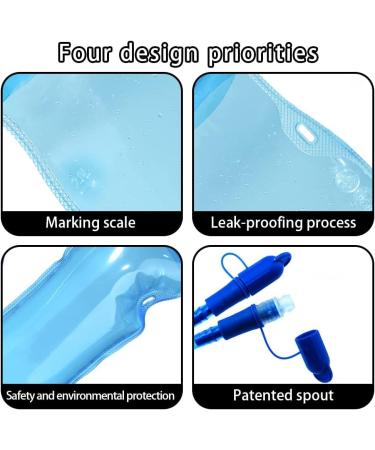 Buy Infreecs 2L BPA-Free Water Bladder - Leak-Proof Hydration System for Running Hiking Camping & Cycling - Buy Online on GoSupps.com