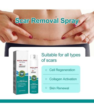 Advanced Scar Removal Spray for All Types of Scars - Acne Treatment & Dark Spot Remover - Gentle Skin Care (1Pc) - Buy Online on GoSupps.com